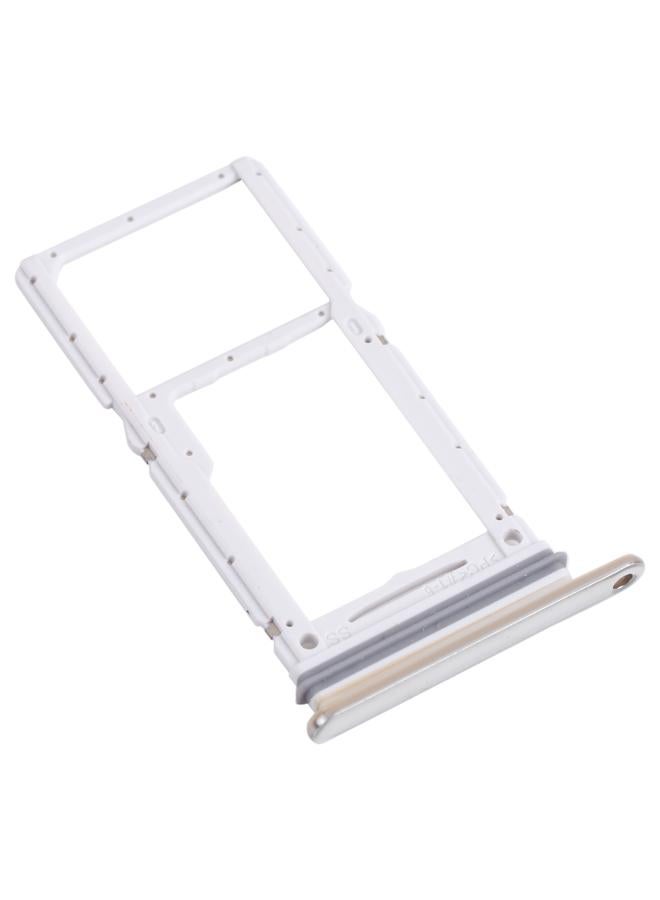 For Samsung Galaxy A73 5G SM-A736B Original SIM Card Tray + SIM Card Tray / Micro SD Card Tray (White) - Image 3