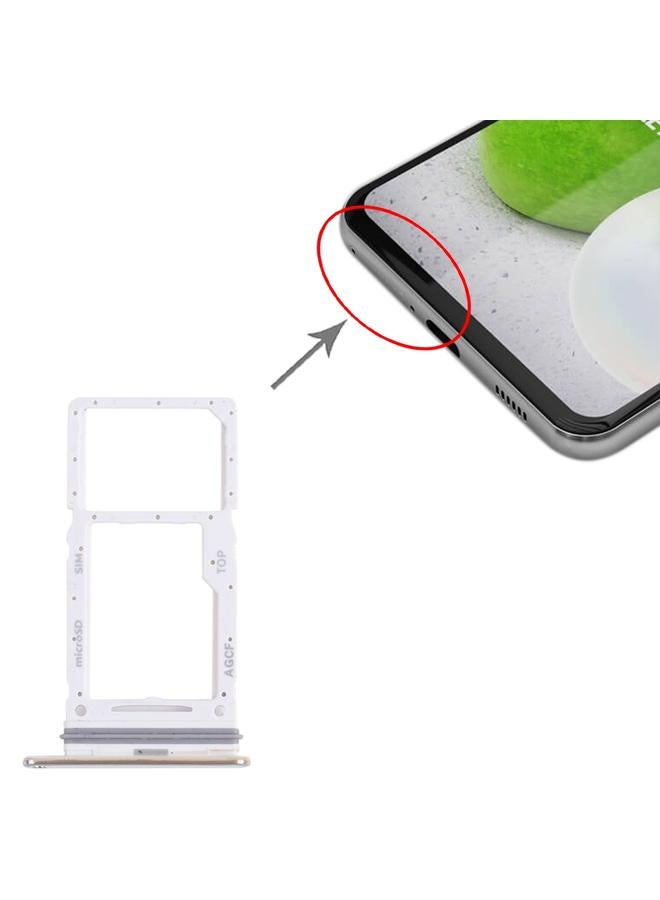 For Samsung Galaxy A73 5G SM-A736B Original SIM Card Tray + SIM Card Tray / Micro SD Card Tray (White) - Image 4