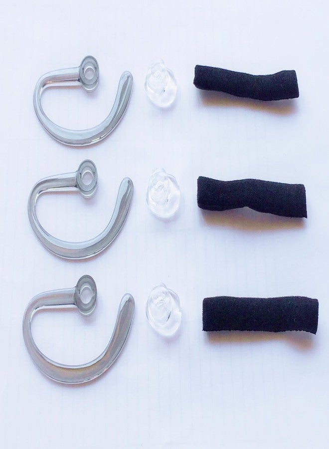 Wiki VALLEY CS540 Ear Tips + Ear Hook Loops + Foam Spare + Earpads Fit Kit for Plantronics CS540 Savi W440 W740 W745 WH500 EarLoops EarHook Ear Bud Sleeve Part-9Pcs - Image 2