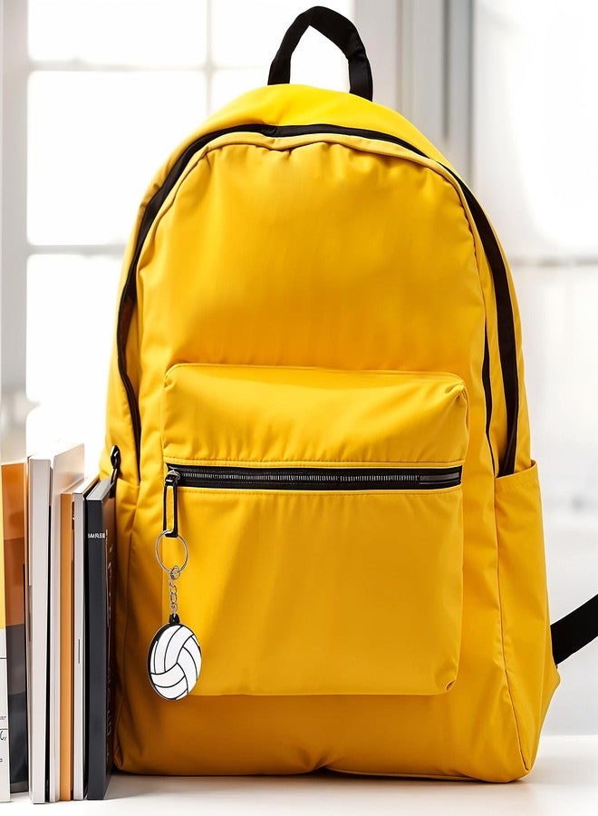 YQQYG 10 Pcs Volleyball Keychain, Volleyball Key Chains for Team, Volleyballs Gifts Volleyballs Keychain Bulk, for Sport Lovers Ball Lovers - Image 2