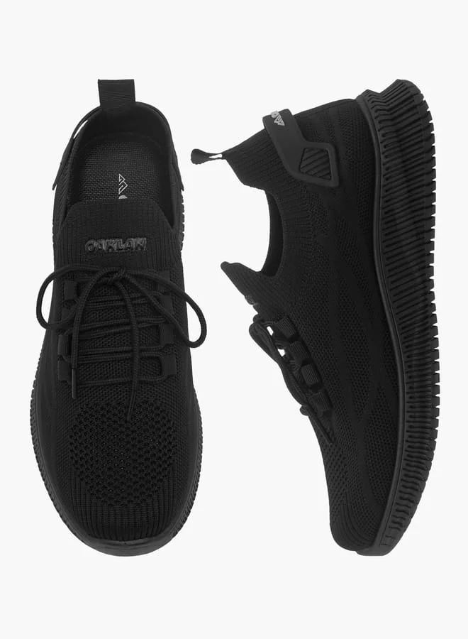 Oaklan by Shoexpress Women's Textured Sneakers with Lace-Up Closure