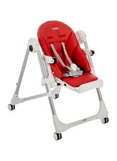 Peg Perego Prima Pappa Follow Me Fragola Highchair-Red  - Image 4
