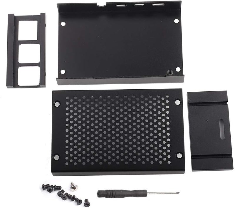 Aluminum Alloy Case for Raspberry Pi4, Lightweight Motherboard Protection Cover, Gray - Durable Craftsmanship, Compact Design for Electronics Enthusiasts - Image 1