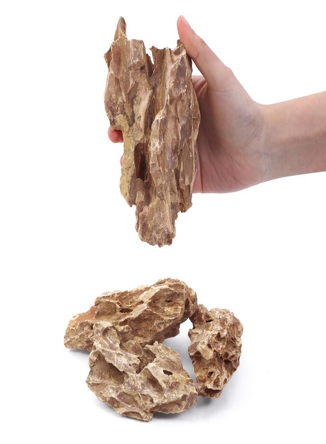 FISCAPE 2-6 Inches Natural Dragon Stone 4 PCS Aquarium Rocks for Aquascaping, Aquarium Landscaping, Terrariums, Fish Tank Decoration, Vivariums, Paludarium, Reptile and Amphibian Enclosures - Image 5