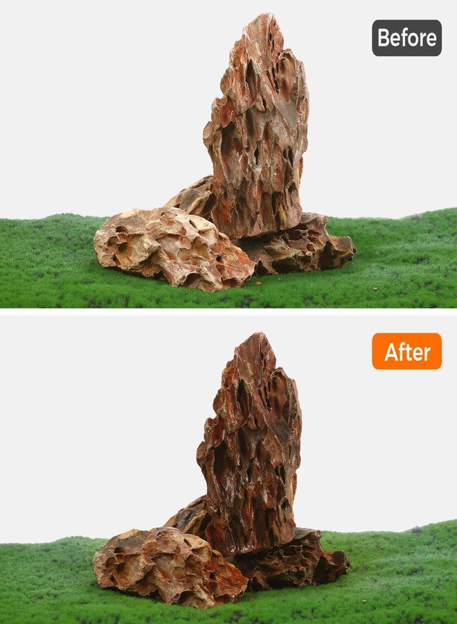 FISCAPE 2-6 Inches Natural Dragon Stone 4 PCS Aquarium Rocks for Aquascaping, Aquarium Landscaping, Terrariums, Fish Tank Decoration, Vivariums, Paludarium, Reptile and Amphibian Enclosures - Image 3