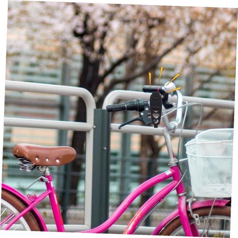Electronic Bike Bell Speaker Easy Install Compact Design Black - Image 4