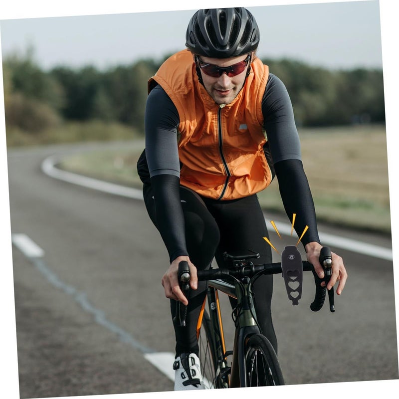 Electronic Bike Bell Speaker Easy Install Compact Design Black - Image 5