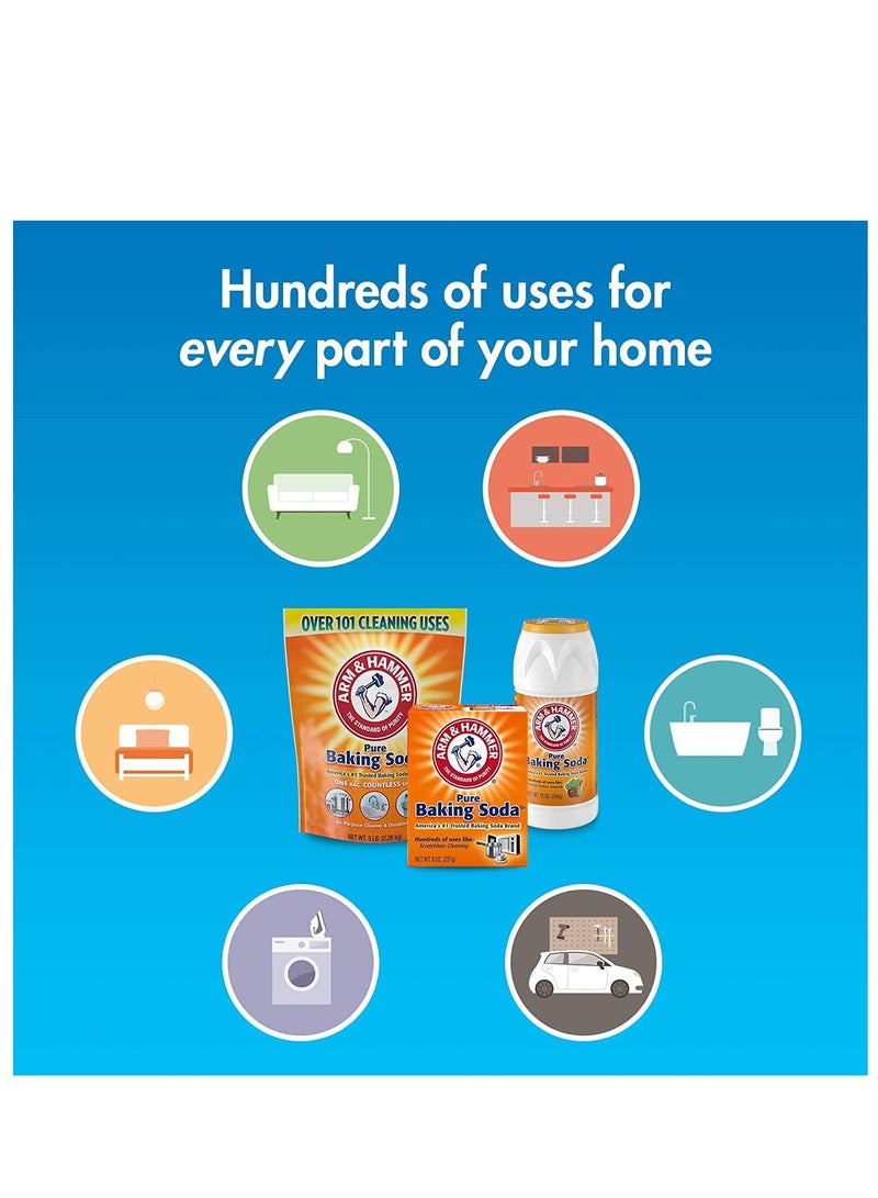 Arm & Hammer عبوة من علبتين من صودا الخبز النقية 907 جم - Image 4