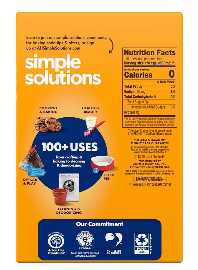 Arm & Hammer عبوة من علبتين من صودا الخبز النقية 907 جم - Image 2