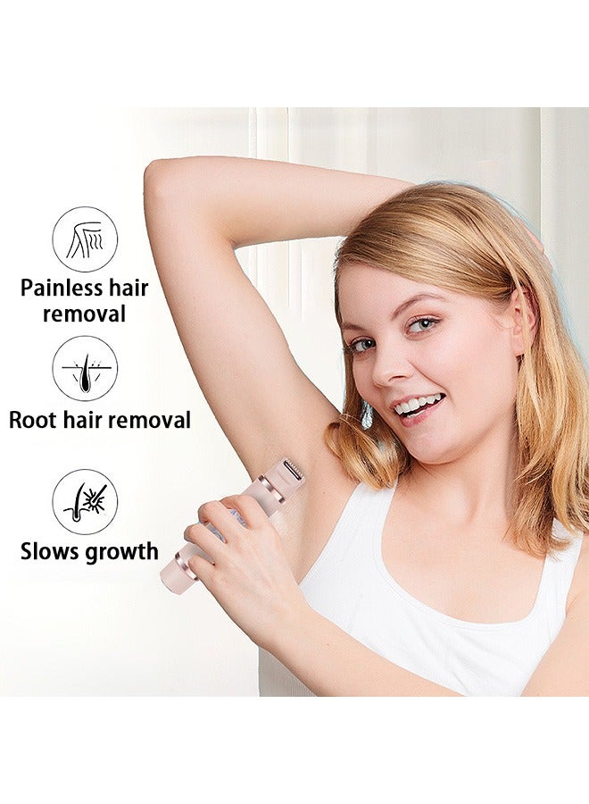 Double-headed Epilators, Rechargeable Body Hair Remover, Waterproof Trimmer Women Beauty Tool (Pink) - Image 5