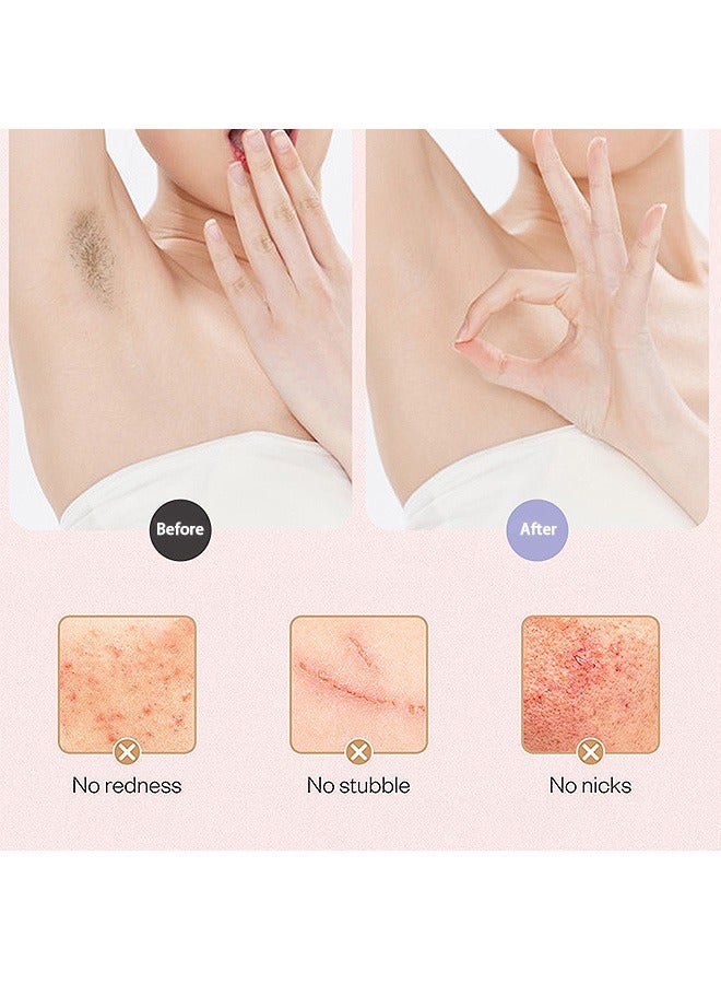 Double-headed Epilators, Rechargeable Body Hair Remover, Waterproof Trimmer Women Beauty Tool (Pink) - Image 4