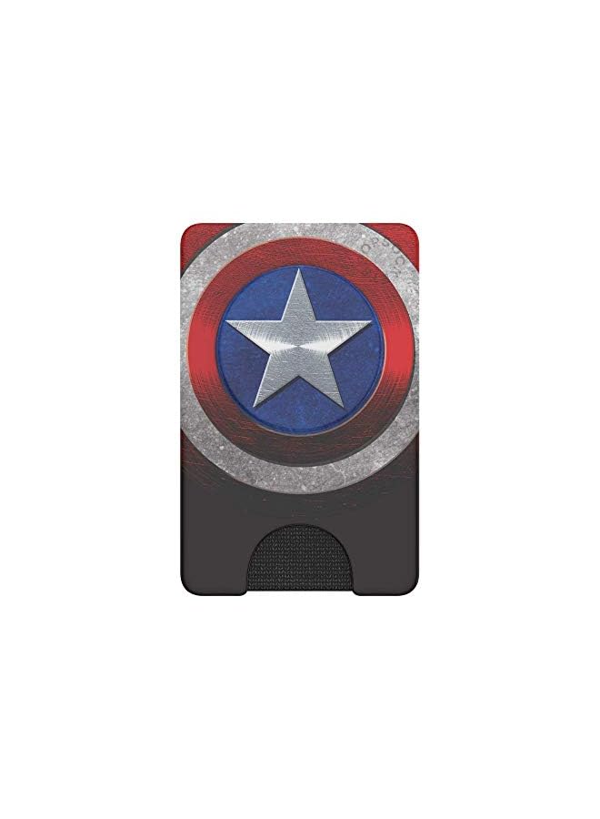 POPSOCKETS Phone Wallet with Expanding Grip, Card Holder, Wireless Charging Compatible, Marvel - Captain America - Image 5