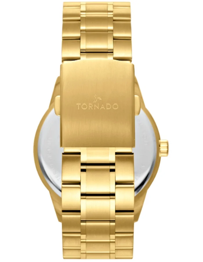 TORNADO Tornado Classic T24007-SBSH Men Analog Display Watch & Stainless Steel Strap Silver