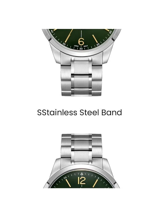 TORNADO Tornado Classic T24007-SBSH Men Analog Display Watch & Stainless Steel Strap Silver