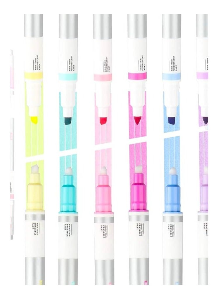 Flamingo 6-Pieces Twin Sided Erasable Hilighter - Image 2