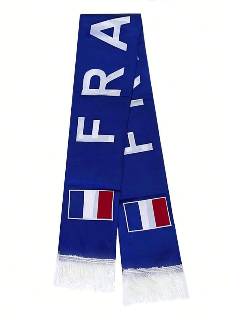 France Flag Themed Supporter Scarf 