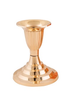 Shubh kart Pure Brass Candle Stand for Living Room Candle Stands for Table Candle Holders Wedding Gift Centerpiece Candle Holder  - Image 1