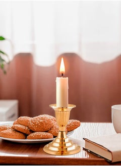 Shubh kart Pure Brass Candle Stand for Living Room Candle Stands for Table Candle Holders Wedding Gift Centerpiece Candle Holder  - Image 2