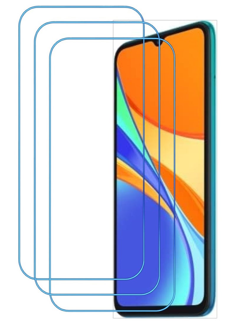 ACLIX 3 Pieces Antistatic ESD Dustproof Premium Quality High Definition Clear Tempered Glass Screen Protector Designed For Xiaomi Redmi 9C - Image 1