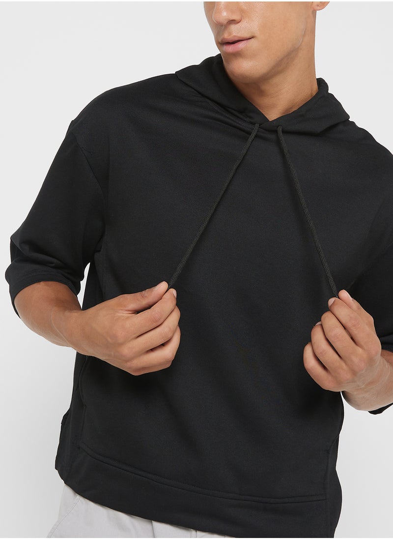 Seventy Five Basics - هودي فضفاض بأكمام قصيرة - Image 1
