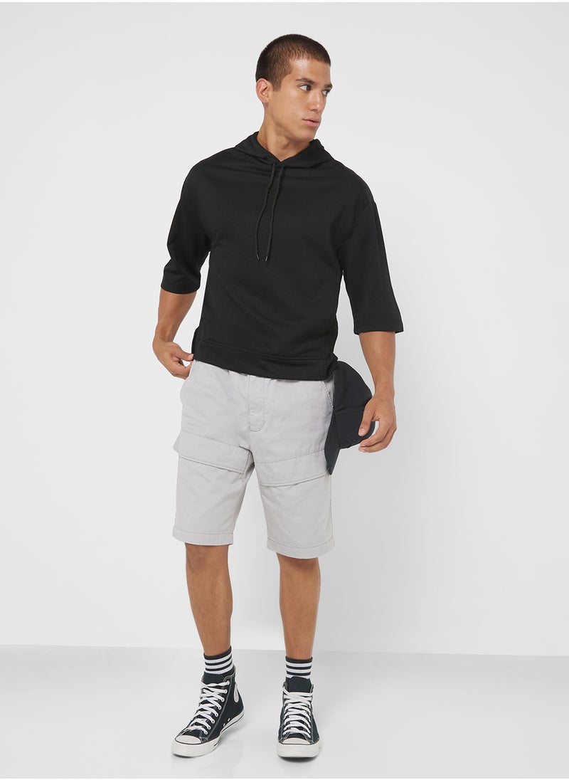 Seventy Five Basics - هودي فضفاض بأكمام قصيرة - Image 1