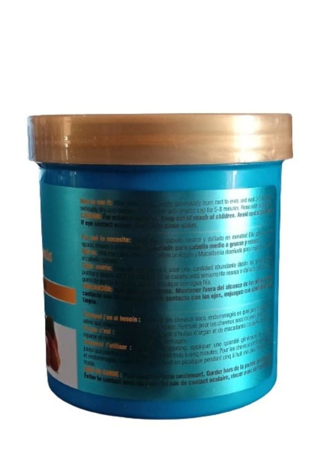 EVERY STRAND Argan Oil With Macadamia Hydrating Hair Masque, 15 Oz - Image 2