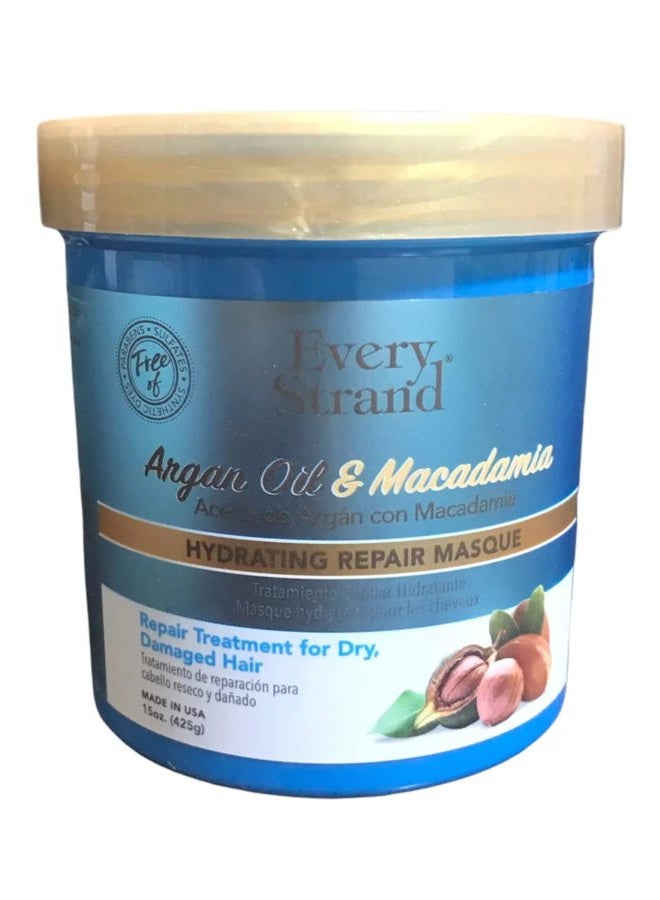 EVERY STRAND Argan Oil With Macadamia Hydrating Hair Masque, 15 Oz - Image 4