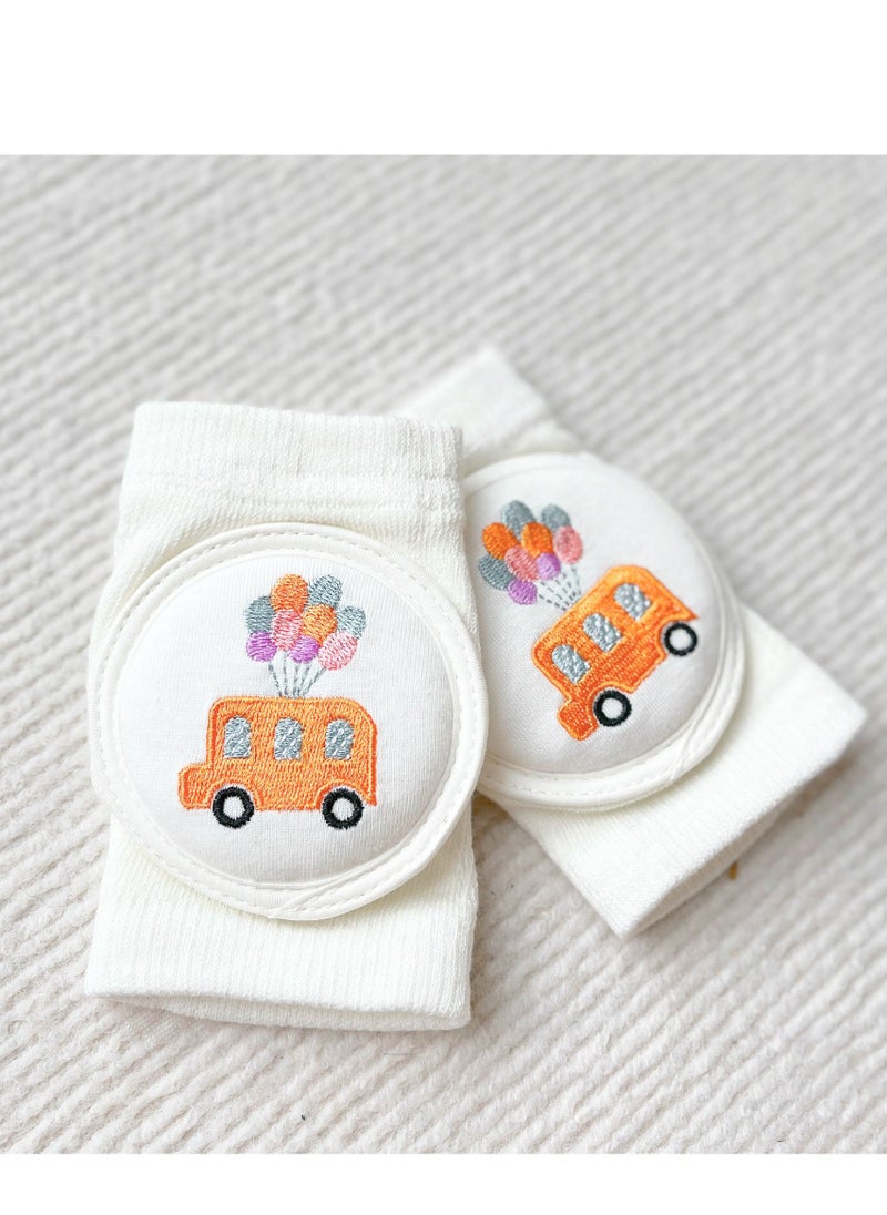 Bluejw - Ergonomically Designed Baby Cotton Knee Pads, Soft, Stretchy, Breathable Elastic Fabric - Image 1