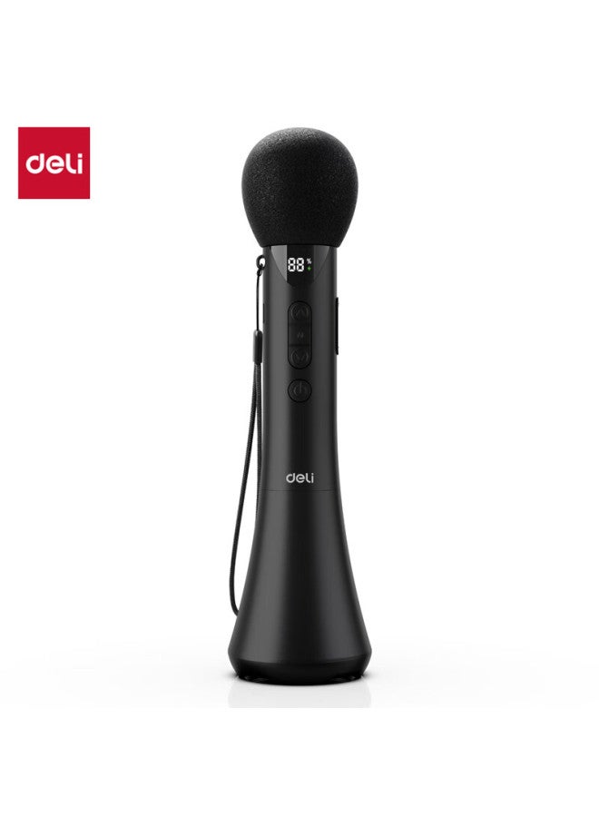 Deli W High-power Handheld Microphone Amplifier, Teacher's Classroom Speech Booster, Little Bee Amplifier, Teacher's Loudspeaker, Tour Guide Speech Amplifier, Wireless Bluetooth Karaoke, Black - Image 3