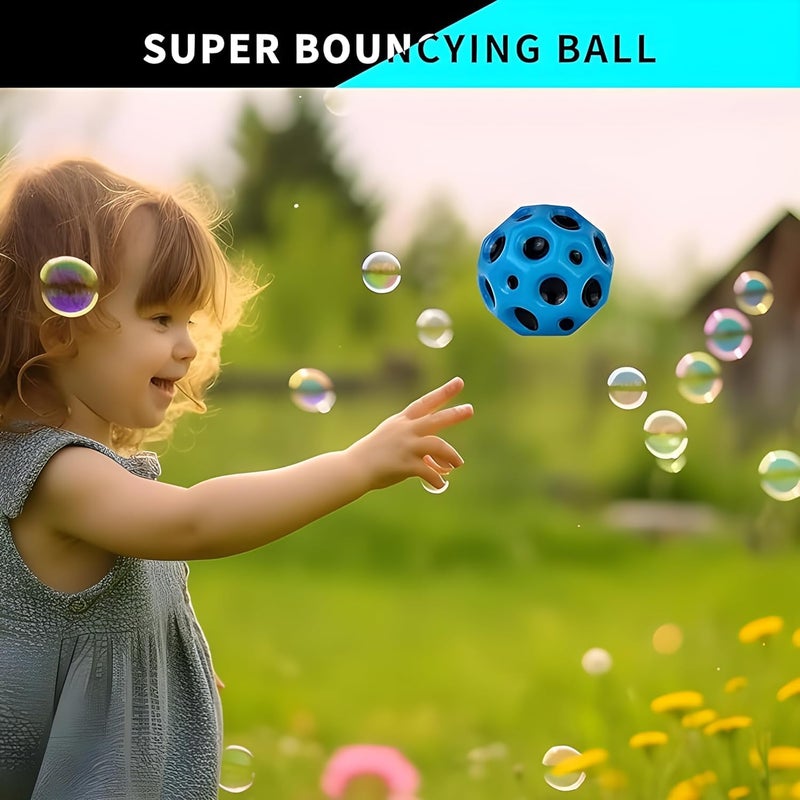 UMANATH Moon Space High Bouncing Pop Ball - Sports Training Children's Sensory Easy to cm Multicolour - Image 4