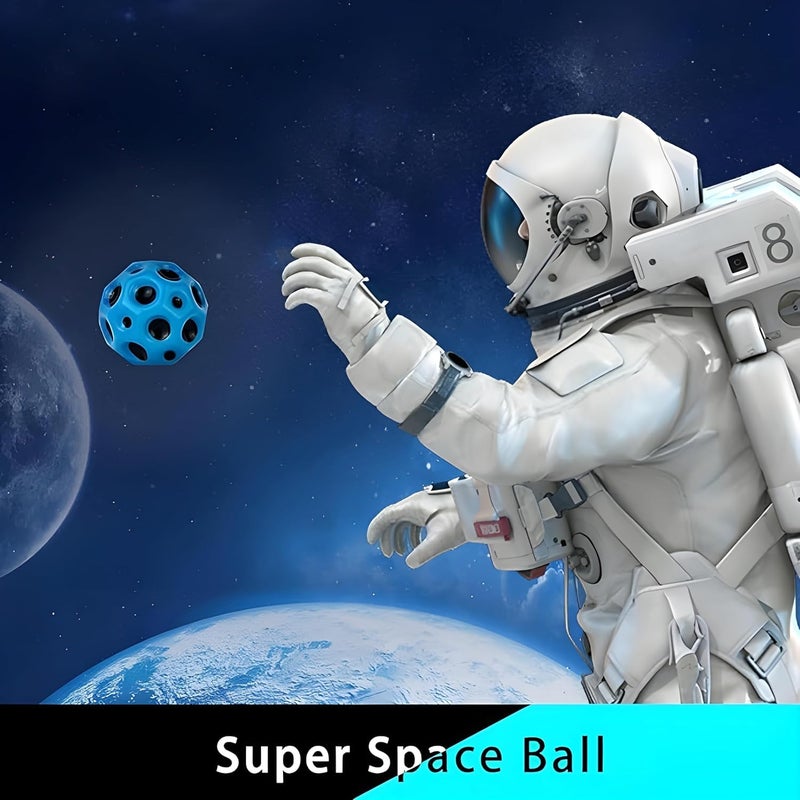 UMANATH Moon Space High Bouncing Pop Ball - Sports Training Children's Sensory Easy to cm Multicolour - Image 3