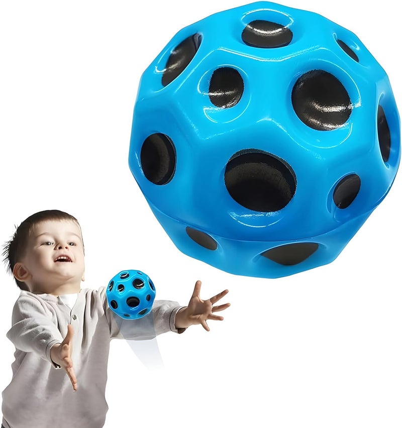 UMANATH Moon Space High Bouncing Pop Ball - Sports Training Children's Sensory Easy to cm Multicolour - Image 1