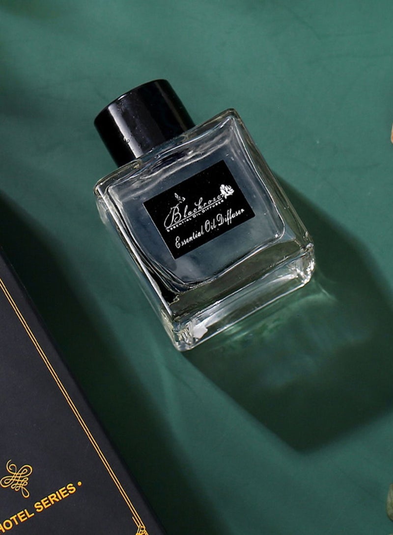 Blackrose معطر زيت أساسي مع أعواد معطر البخور بدون لهب يدوم طويلاً طبيعي أنيق معطر هواء لإزالة الروائح للفندق المنزل المكتب وهدية 50 مل برائحة الورد - Image 5