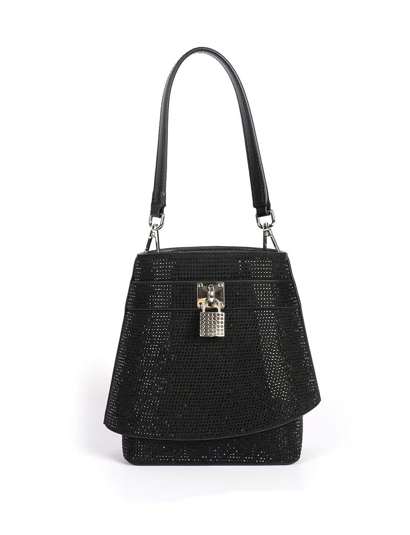 Cuple Studded trapezoidal shape handbag