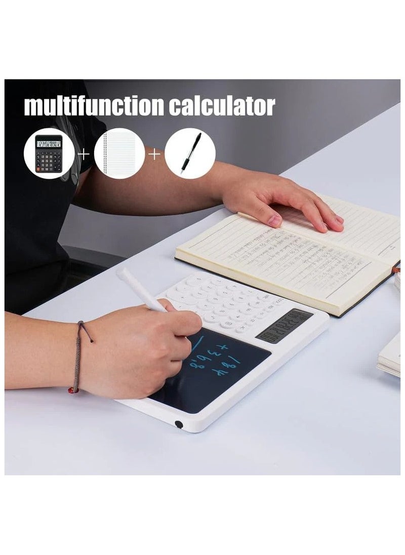 Generic Calculator LCD Writing Tablet | 2-in-1 Digital Notepad and Calculator | Portable Electronic Memo Pad for Office, School, and Home | Eco-Friendly Reusable Screen  - Image 5