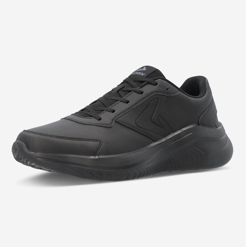 Demix Turbo Men's Running Sport Shoes – Black Lightweight Sneakers with High-Performance Cushioning, Breathable Upper and Durable Outsole - Image 1
