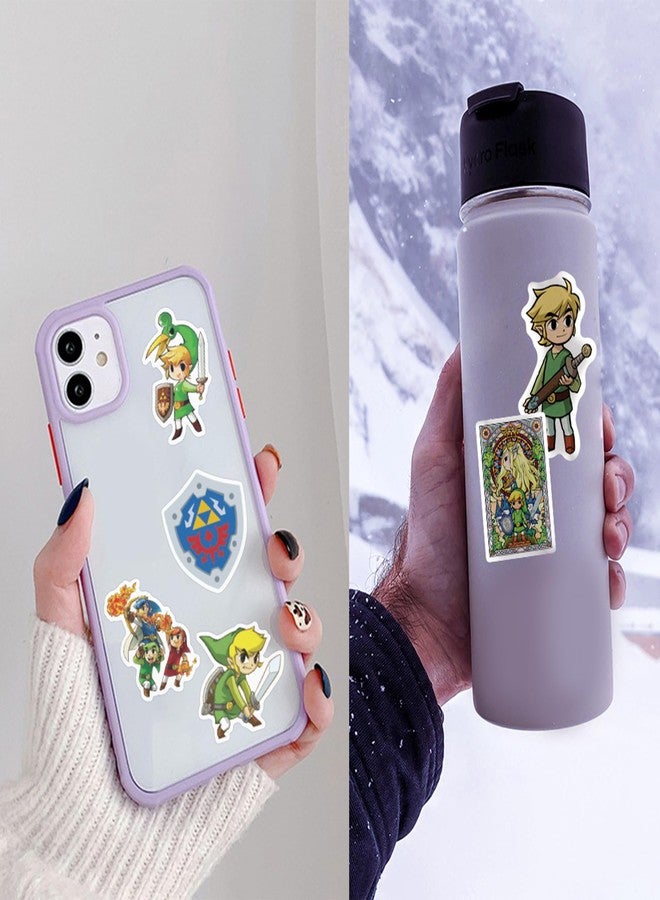 Pounchi Adventure Video Game Stickers (200 Pcs) Cool Cartoon PVC Sticker, Gifts for Laptop Water Bottle Skateboard Party Supplies Decorations Teens Kids - Image 4