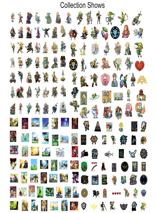 Pounchi Adventure Video Game Stickers (200 Pcs) Cool Cartoon PVC Sticker, Gifts for Laptop Water Bottle Skateboard Party Supplies Decorations Teens Kids - Image 2