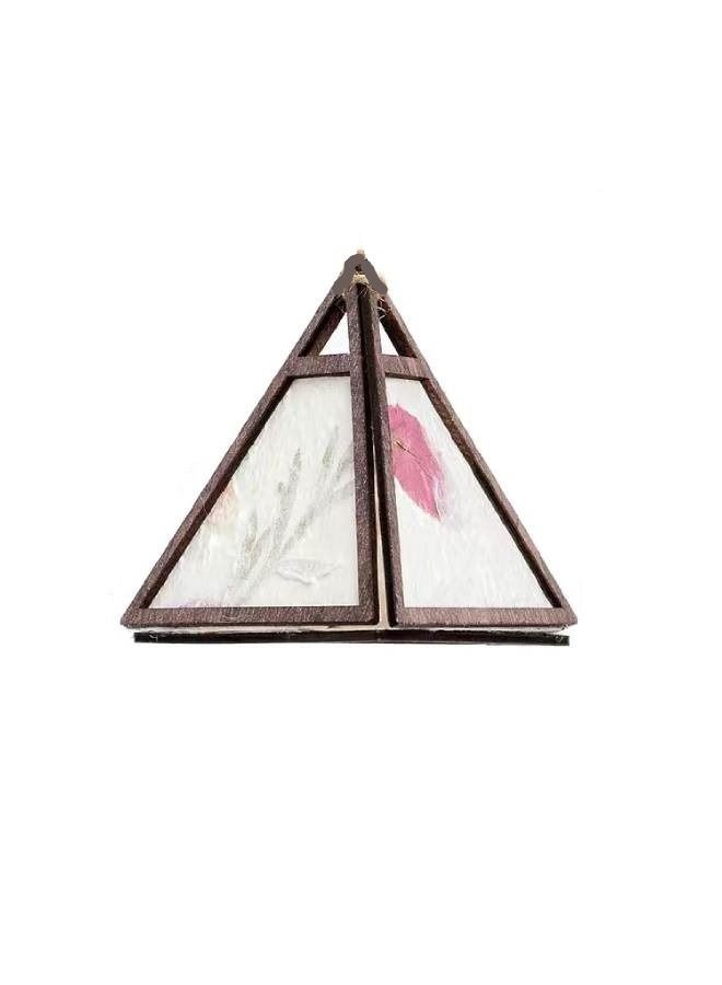 fashionhome Triangle Portable Lantern with Tassel Light Lamp for Diwali Spring Festival Home Decoration - Image 3