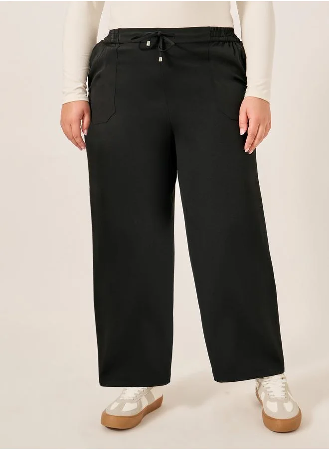 Styli Styli Plus Size Straight Leg Tapered Pants
