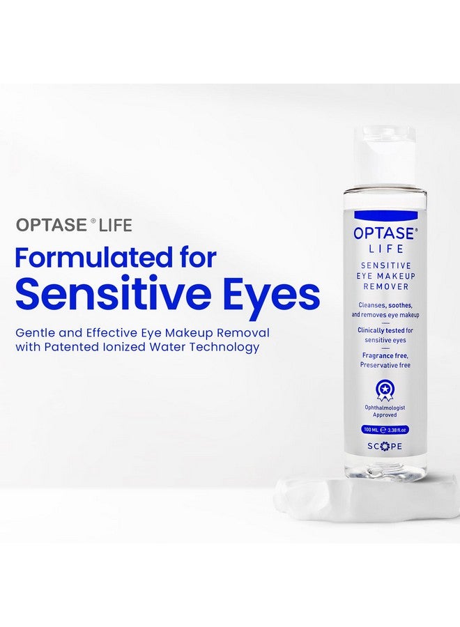 Optase Optase Life Sensitive Eye Makeup Remover - Gentle & Effective for All Skin Types - Breakthrough Innovation vs Traditional Micellar Water - 100ml  - Image 2