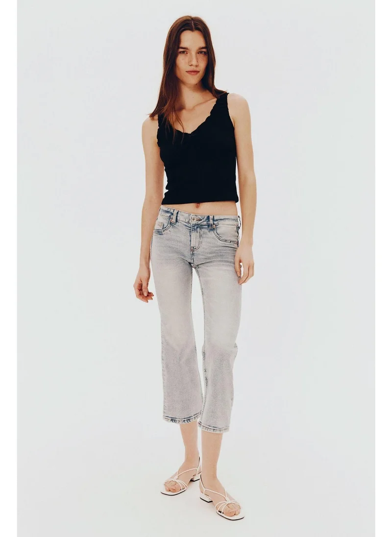 H&M Crinkled jersey vest top