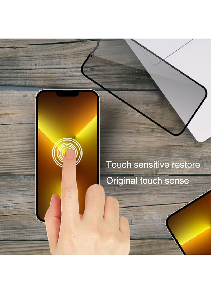 2 Pack, Compatible with iPhone 13 Pro Max/iPhone 14 Plus (6.7") Privacy Screen Protector, Tempered Glass for iPhone 13 Pro Max/iPhone 14 Plus, [Anti Spy] [Anti Privacy], 9H Scratch Resistant, Bubble Free, Easy to install