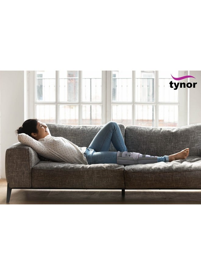 Tynor TYNOR Knee Immobiliser 19"/48cm, Grey, Large, 1 Unit  - Image 5
