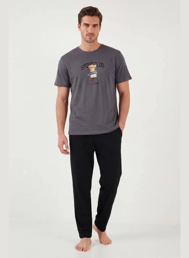 Buratti  Buratti Cotton Regular Fit Printed Pajama Set for Men PAJAMA SET 6096160 for Men | Best Price UAE