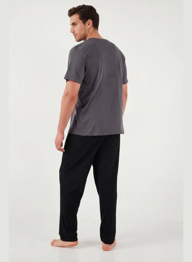 Buratti  Buratti Cotton Regular Fit Printed Pajama Set for Men PAJAMA SET 6096160 for Men | Best Price UAE