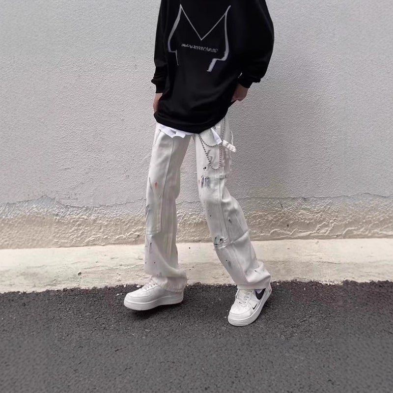 Unisex Casual Daily Denim Jeans - Image 4