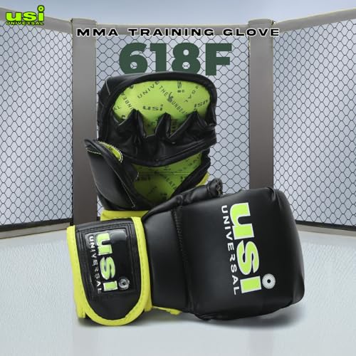 USI UNIVERSAL 618F Strike Boxing Training MMA Gloves for Men & Women, Thick Pu, Shock Absorber Padding, Hook & Loop Closure (Size L/XL) - Image 3