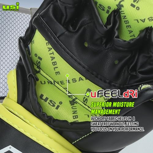 USI UNIVERSAL 618F Strike Boxing Training MMA Gloves for Men & Women, Thick Pu, Shock Absorber Padding, Hook & Loop Closure (Size L/XL) - Image 5