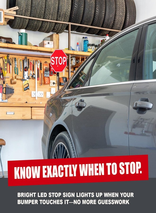 Securityman Garage Stop Sign Parking Aid (2 Pack) | Garage Stoppers for Your Vehicle - Easy Car Marker Sensor Indicator Assist Guide - Image 2